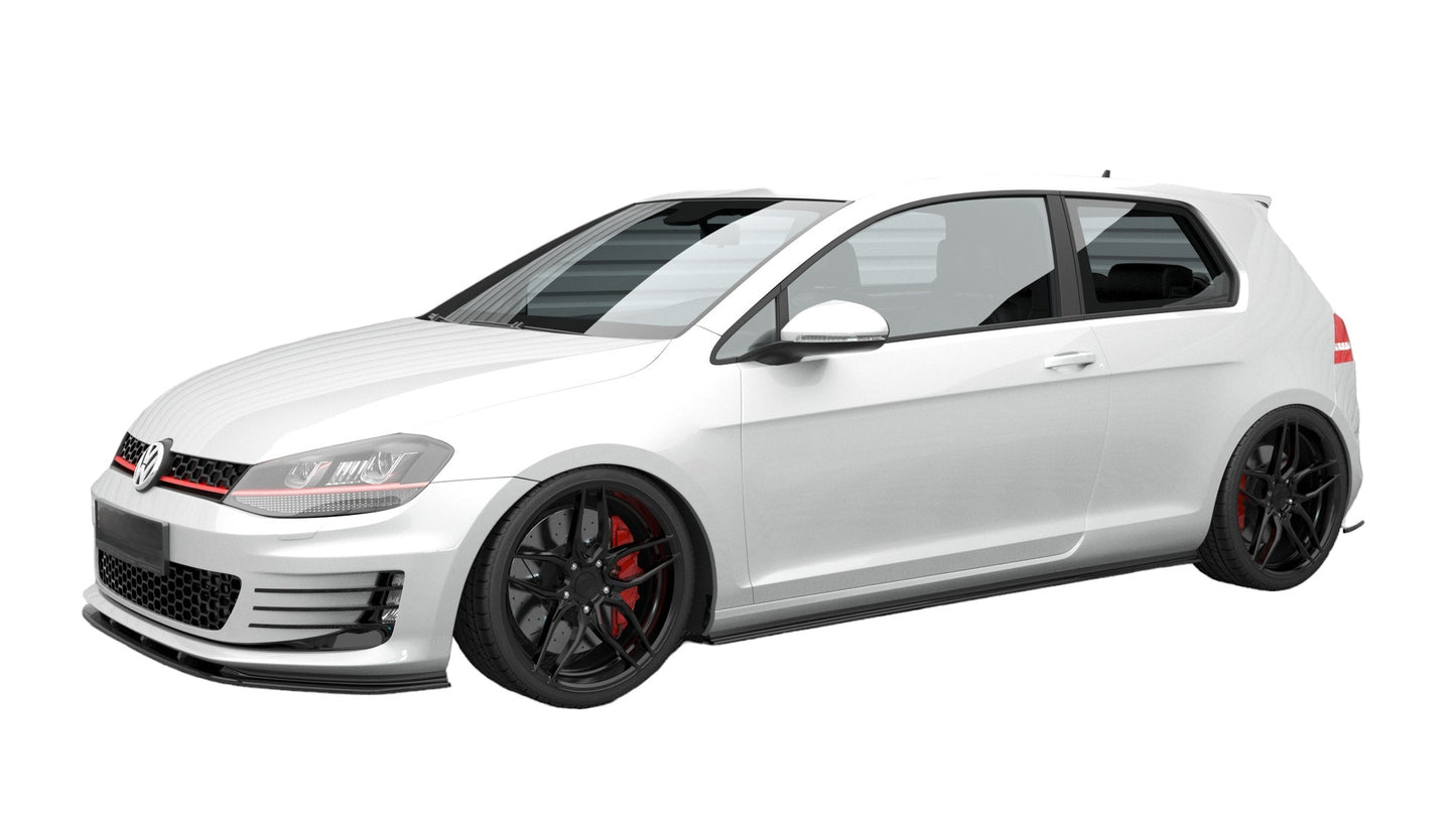 FRONT SPLITTER SUITABLE FOR V.3 VOLKSWAGEN GOLF GTI MK7 