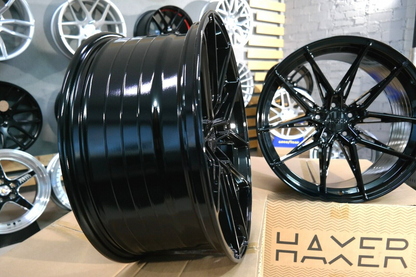 ADATTO per BMW 5 7 G Serie Audi Mercedes CERCHI IN LEGA 22 inch 5x112 HAXER HX036