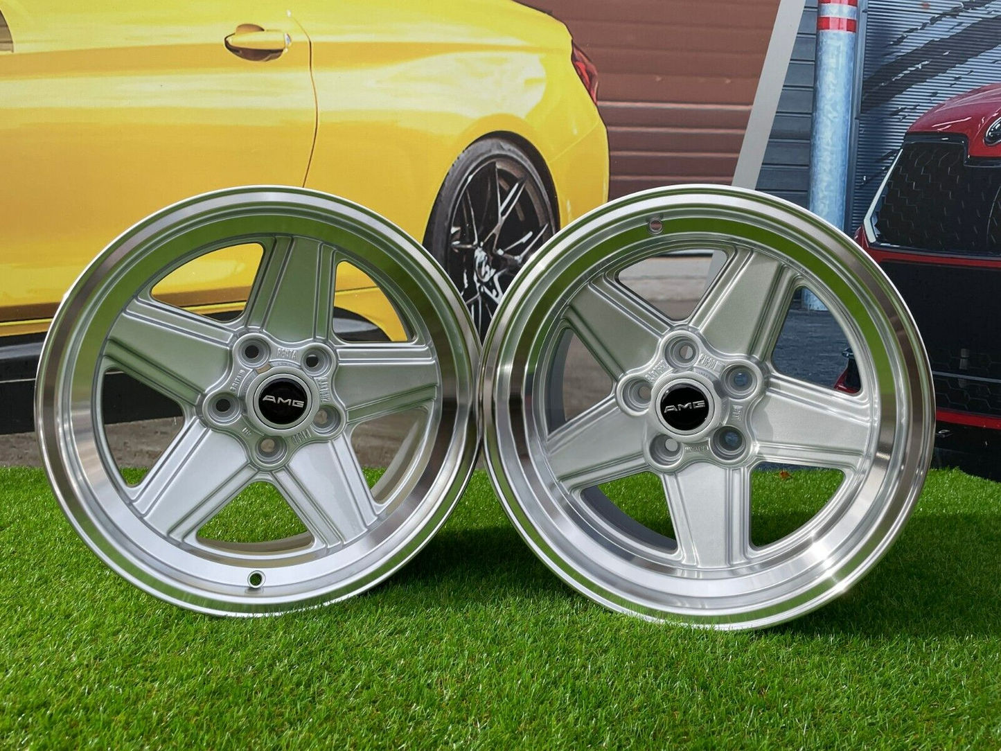 SUITABLE for Mercedes ES Sl CL 16 inch 5x112 8J + 9J AMG Penta 