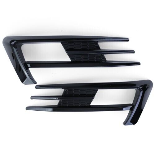 Fog light frame grill GTI look glossy black for VW Golf 7 12-16