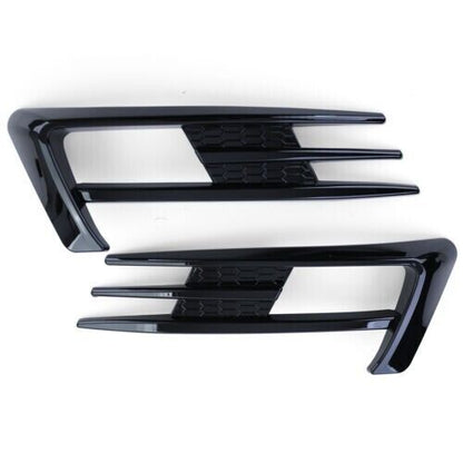 Fog light frame grill GTI look glossy black for VW Golf 7 12-16