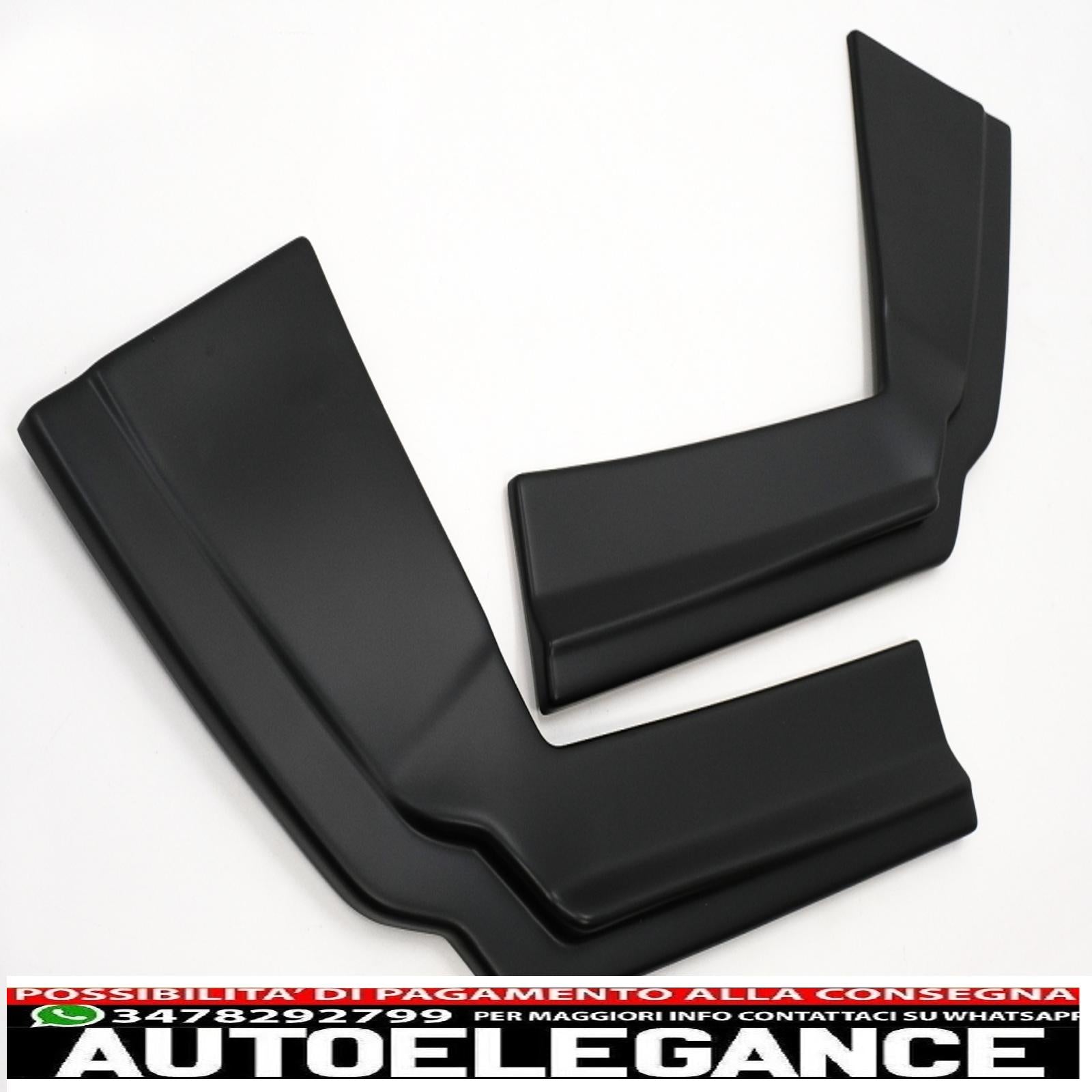 Alette sdoppiatori laterali paraurti posteriore adatte per alfa romeo giulia 952 (2016-2021) nero AUTOELEGANCERICAMBI