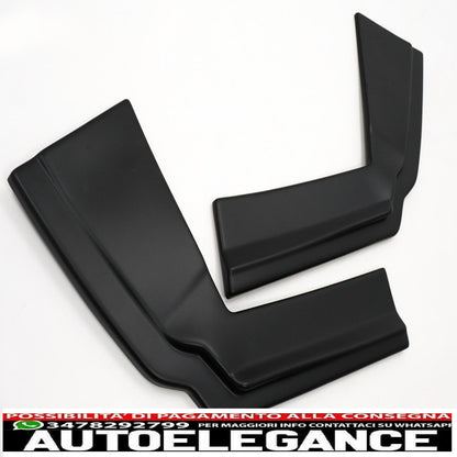 Alette sdoppiatori laterali paraurti posteriore adatte per alfa romeo giulia 952 (2016-2021) nero AUTOELEGANCERICAMBI