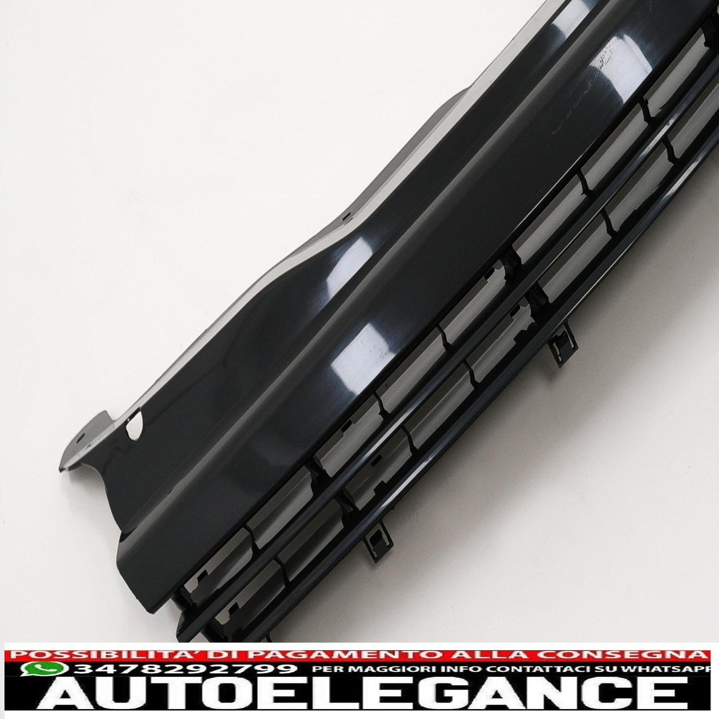 Sport front grille without badge suitable for opel astra h combi limousine 5 doors hatchback (2004-10.2006) piano black 