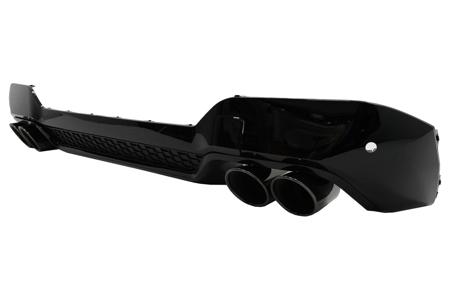 Paraurti diffusore doppi terminali di scarico per BMW X3 G01 LCI M-Sport 2021+ nero-mostra il titolo originaleTesto originaleStoßstange Diffusor Doppel Endrohre für BMW X3 G01 LCI M-Sport 2021+ Schwarz