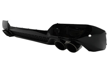 Paraurti diffusore doppi terminali di scarico per BMW X3 G01 LCI M-Sport 2021+ nero-mostra il titolo originaleTesto originaleStoßstange Diffusor Doppel Endrohre für BMW X3 G01 LCI M-Sport 2021+ Schwarz