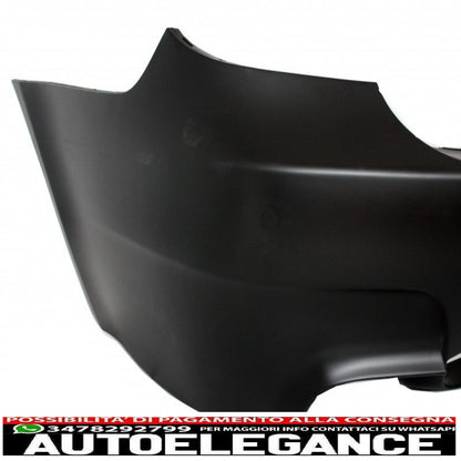 rear bumper suitable for bmw 5 series e60 (2003-2010) with full exhaust system twin double quad m5 design