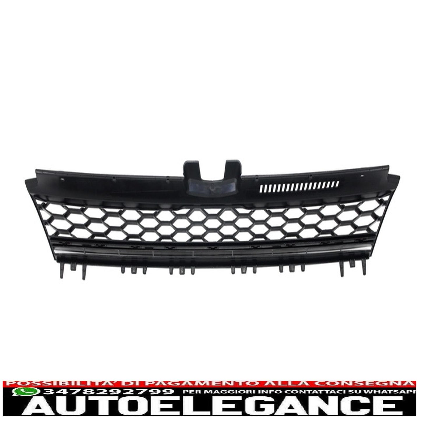 central grille without badge suitable for vw golf 7 vii (2012-2017) gti r-line design 