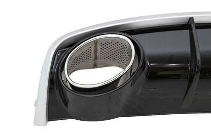 Suggerimenti scarico diffusore Bumber Valance per Audi A4 B8 B8.5 2012-2015 RS4 design-mostra il titolo originaleTesto originaleBumber Valance Diffuser Exhaust Tips For  Audi A4 B8 B8.5 2012-2015 RS4 Design