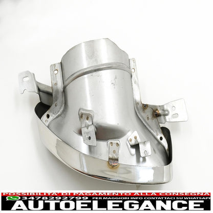 Diffusore mantovana per paraurti posteriore con terminali di scarico cromati adatto per BMW serie 3 G20 G28 berlina G21 Touring (2018-2022) M340i M Look