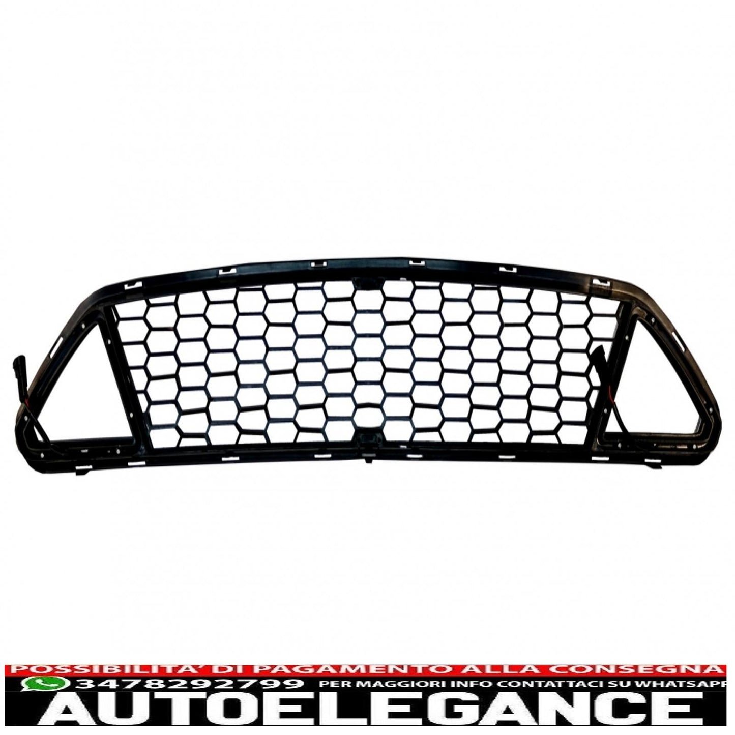 griglia anteriore con luci diurne a led adatta per ford mustang mk6 vi sesta generazione (2015-2017) design rtr