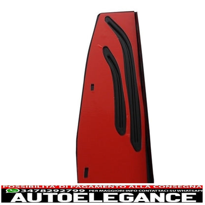 kit poggiapiedi adatto per bmw serie 1 f20 (2011-up) 2 serie f22 (2014-up) 3 serie f30 (2011-up) 4 serie f32 (2013-up) cambio manuale