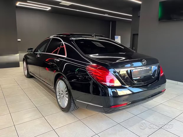 "USED" REAR BUMPER FOR MERCEDES-BENZ S-CLASS W222 GLOSSY BLACK LOOK 