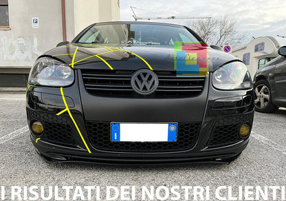 SPLITTER ANTERIORE ADATTO PER VW GOLF 5 MK5 2004-2008 LOOK SPORTIVO