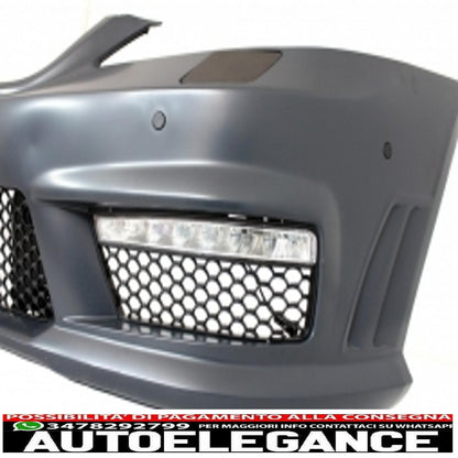 gruppo paraurti anteriore con griglia centrale adatto per mercedes w221 classe s (2005-2010) e minigonne laterali design s63 s65