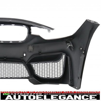 paraurti anteriore con parafanghi anteriori e minigonne laterali adatto per bmw serie 3 f30 f31 pre-lci e lci (2011-2018) design m4