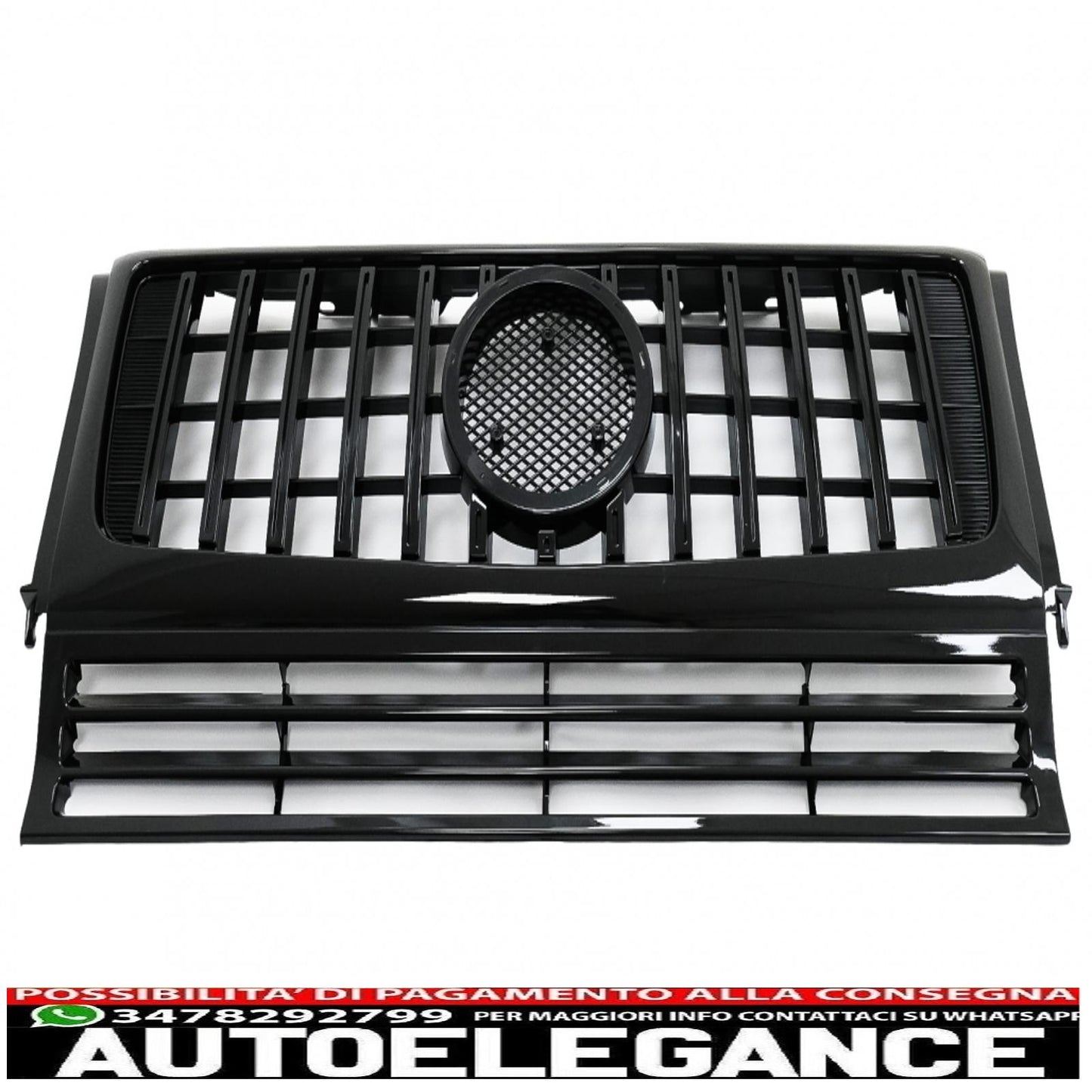 front grille suitable for mercedes g-class w463 (2002-2017) new design g63 gt-r panamericana
