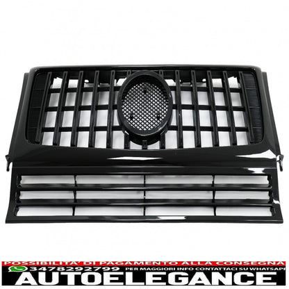 front grille suitable for mercedes g-class w463 (2002-2017) new design g63 gt-r panamericana