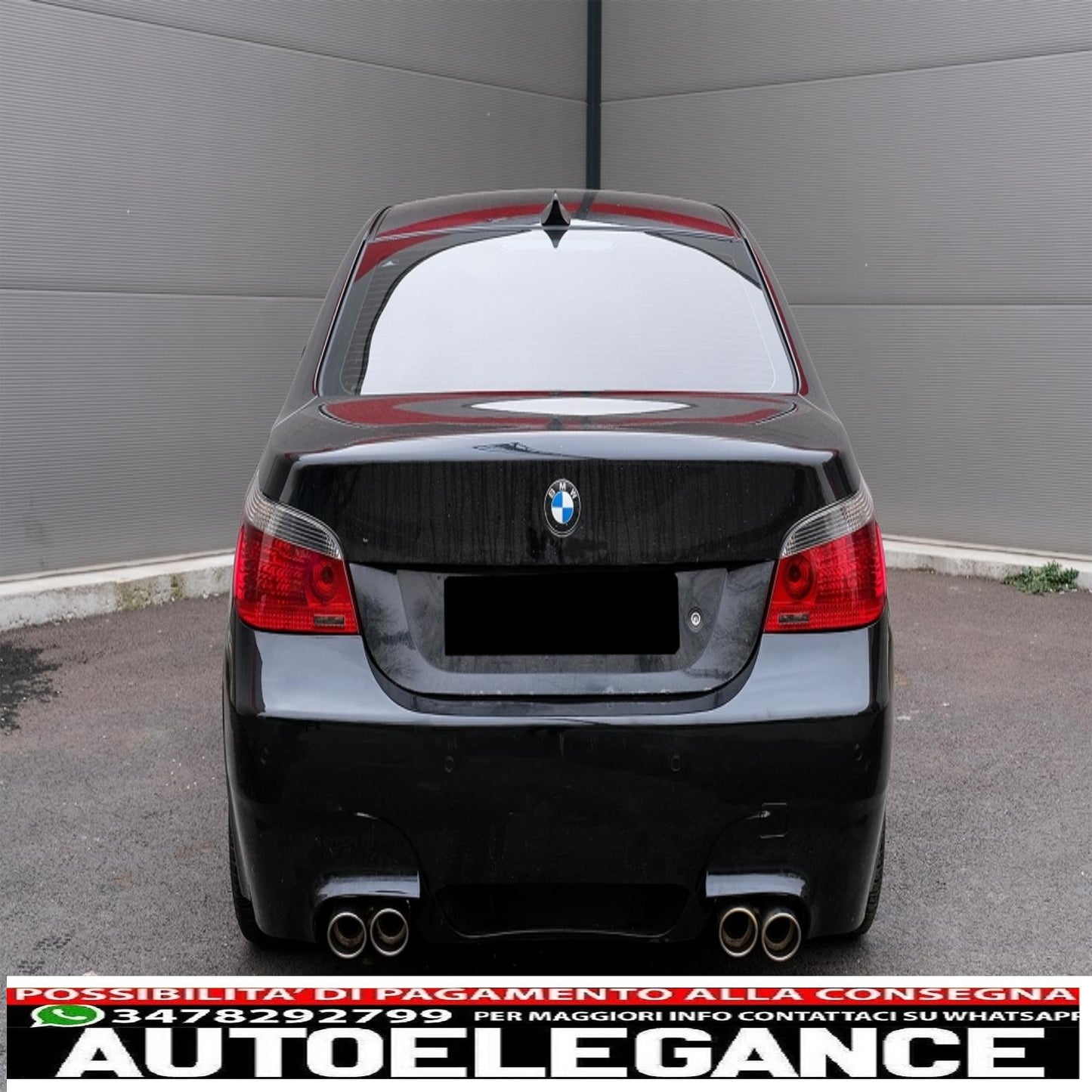 Rear bumper suitable for bmw 5 series e60 (2003-2010) m5 design