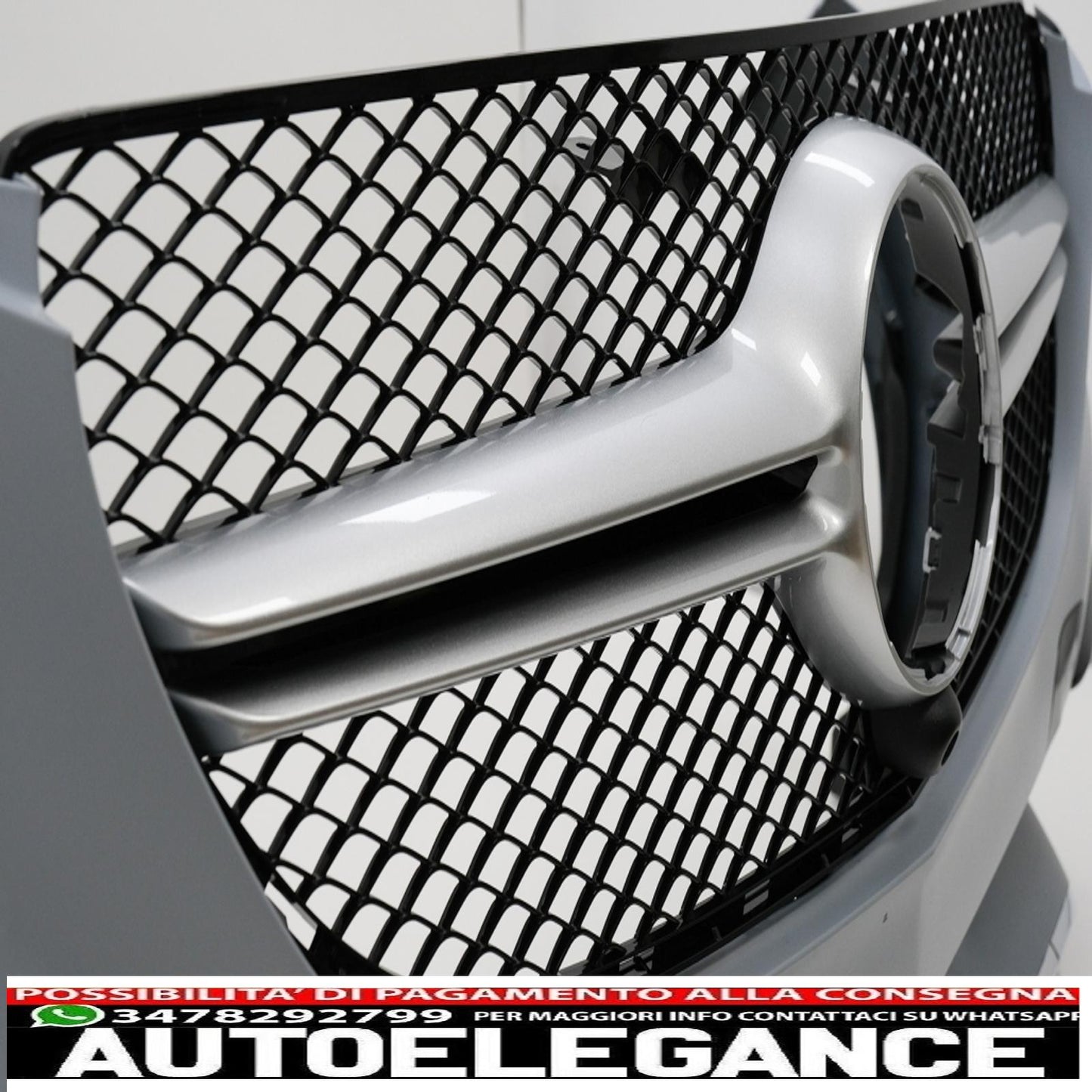 complete body kit suitable for mercedes gle w166 suv (2015-2018) black chrome