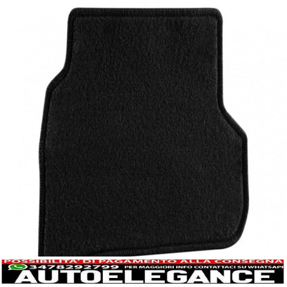 Graphite carpet mat suitable for vw polo (6r) 06/2009-09/2017, cross polo 2010-09/2017