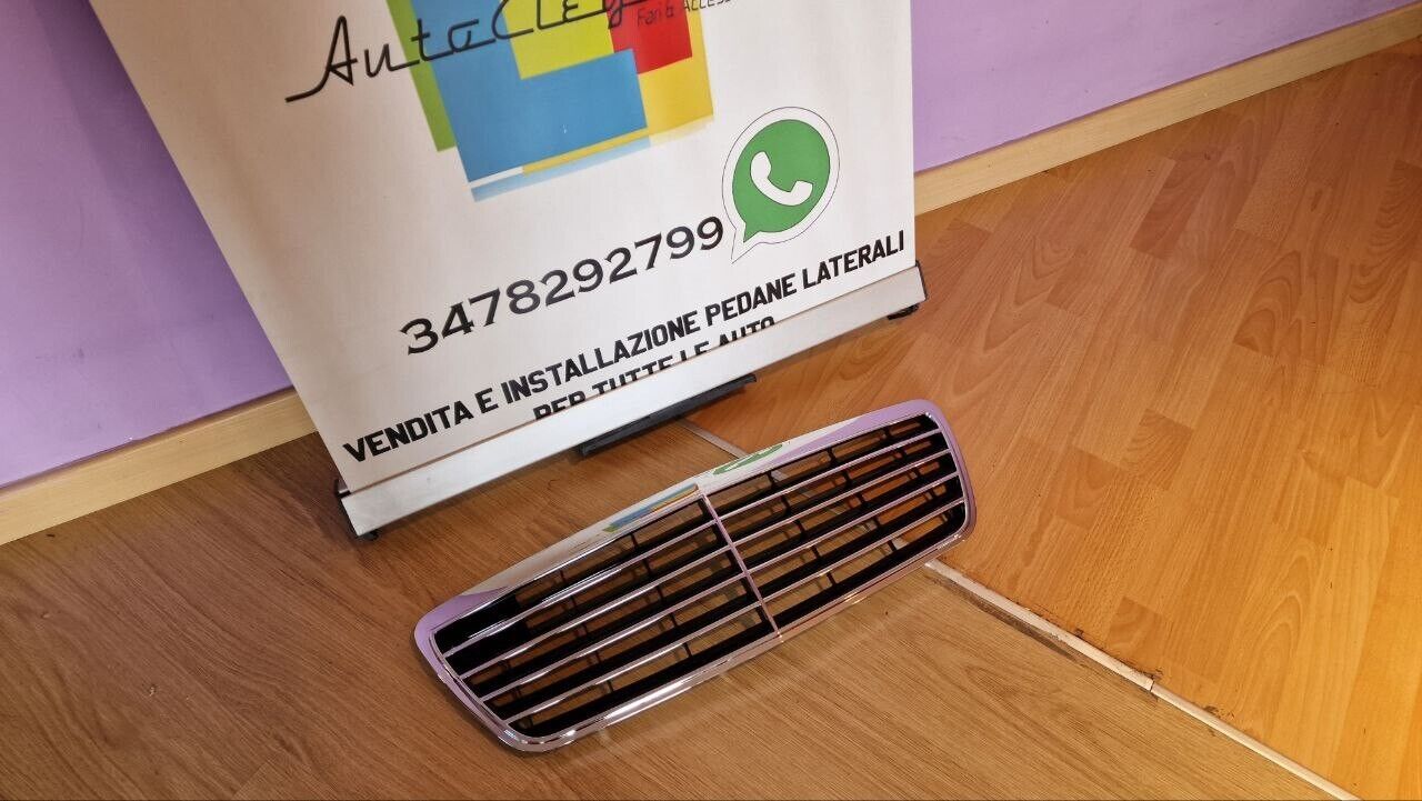 GRILLE SUITABLE FOR MERCEDES E CLASS W210 1999-2002 CHROME