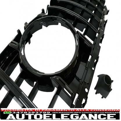 central grille suitable for mercedes cls class c257 (2018-up) panamericana gtr design all black