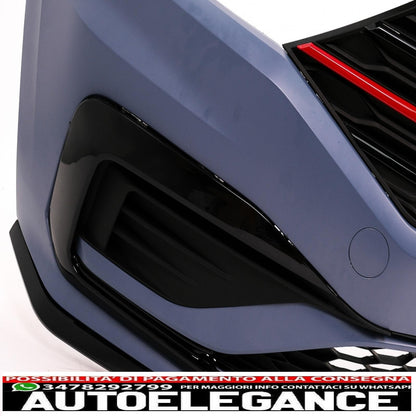 front bumper with center grille and spoiler with lip extension suitable for vw jetta mk7 (2019-2021) gli design 