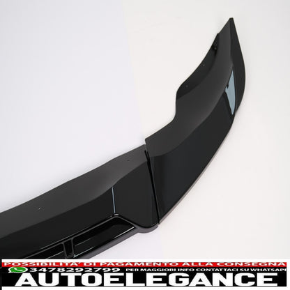 Front Bumper Spoiler Lip Fit For BMW X5 G05 M Package (2018-up) M Sport Piano Black