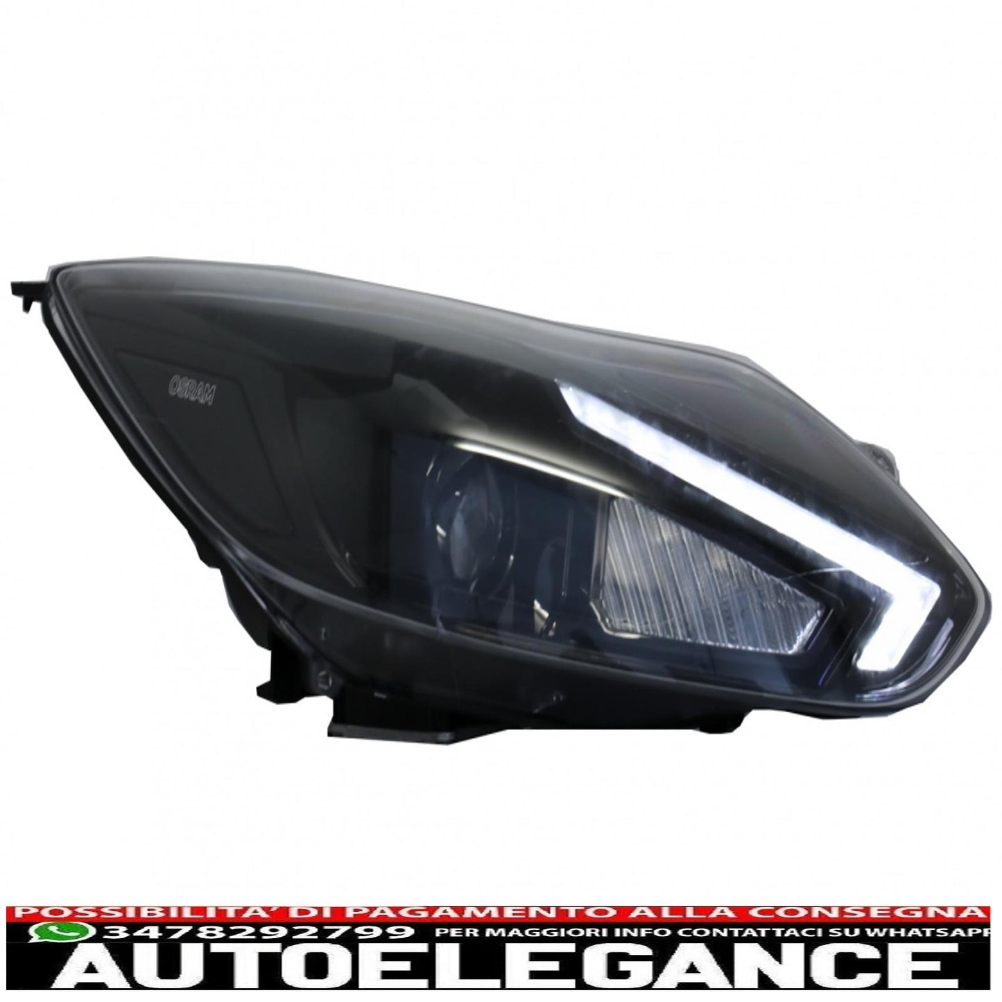 Osram LED headlights suitable for Ford Focus III MK3 (2010-2014) upgrade to oem halogen xenon 