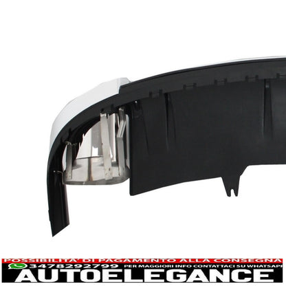 Punte di scarico del diffusore della mantovana del paraurti posteriore adatte per audi a4 b9 8w (2016-2018) berlina avant rs4 design