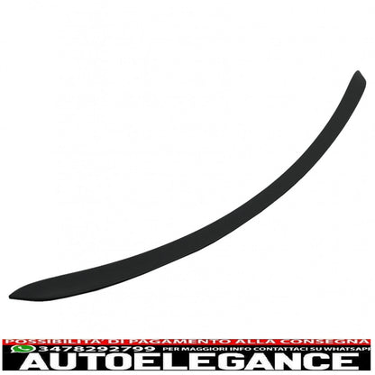trunk spoiler suitable for mercedes e-class w213 (2016-up) matt black 