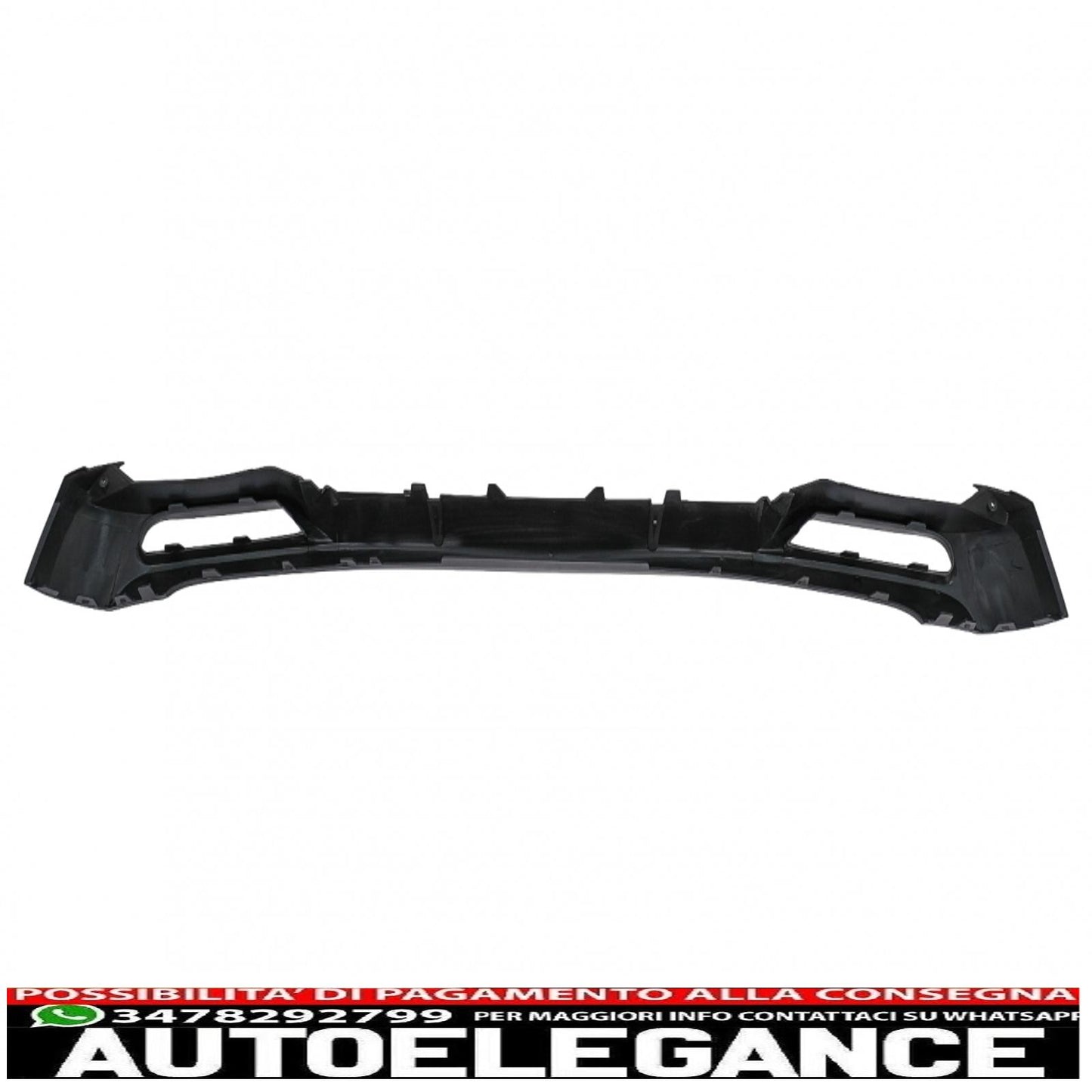 Front bumper spoiler lip extension for smart fortwo 453 (2014-2019)