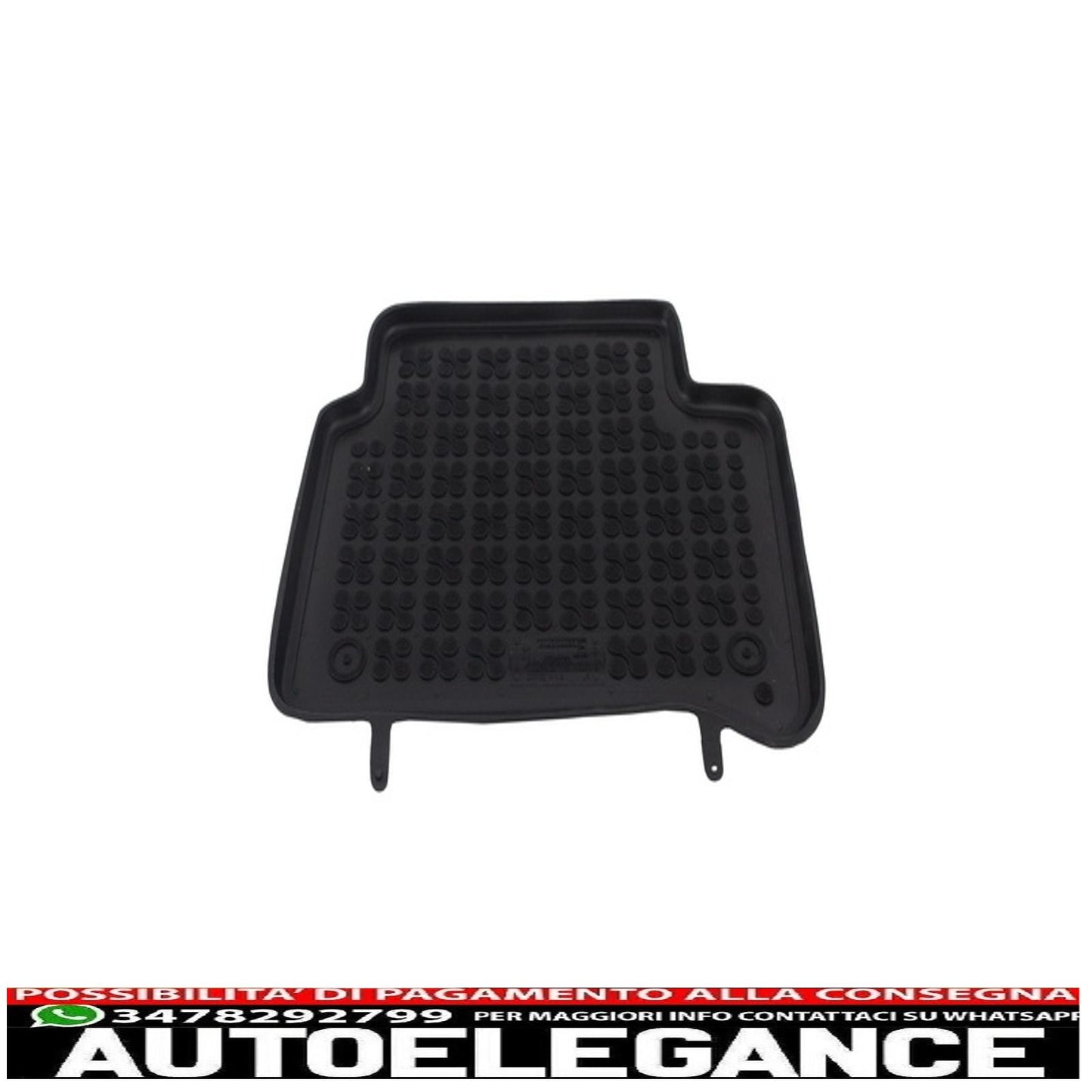 Rubber mat suitable for mercedes e-class w211 (2002-2009) black