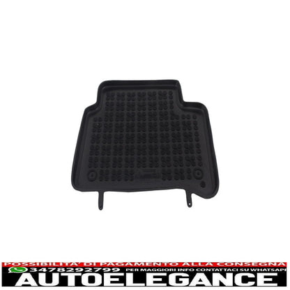 Rubber mat suitable for mercedes e-class w211 (2002-2009) black