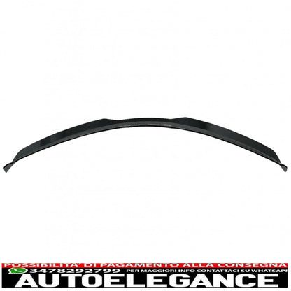 aggiungi l'estensione dell'ala dello spoiler sul tetto adatta per vw polo aw mk6 (2017-up) pianoforte nero AUTOELEGANCERICAMBI
