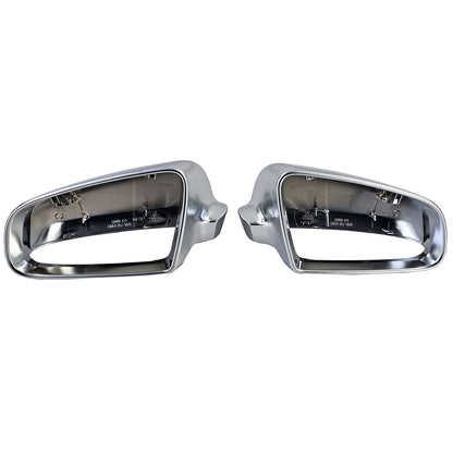 CALOTTE SPECCHIETTI ADATTI PER AUDI A3 8P A4 8E A6 4F FINO A 2008 BLOOK SATINATE