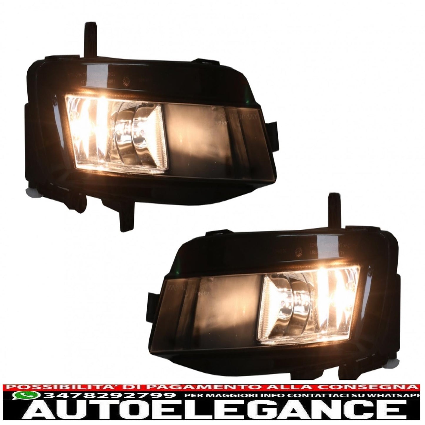 Fog lights suitable for vw golf 7 vii (2013-2017) 