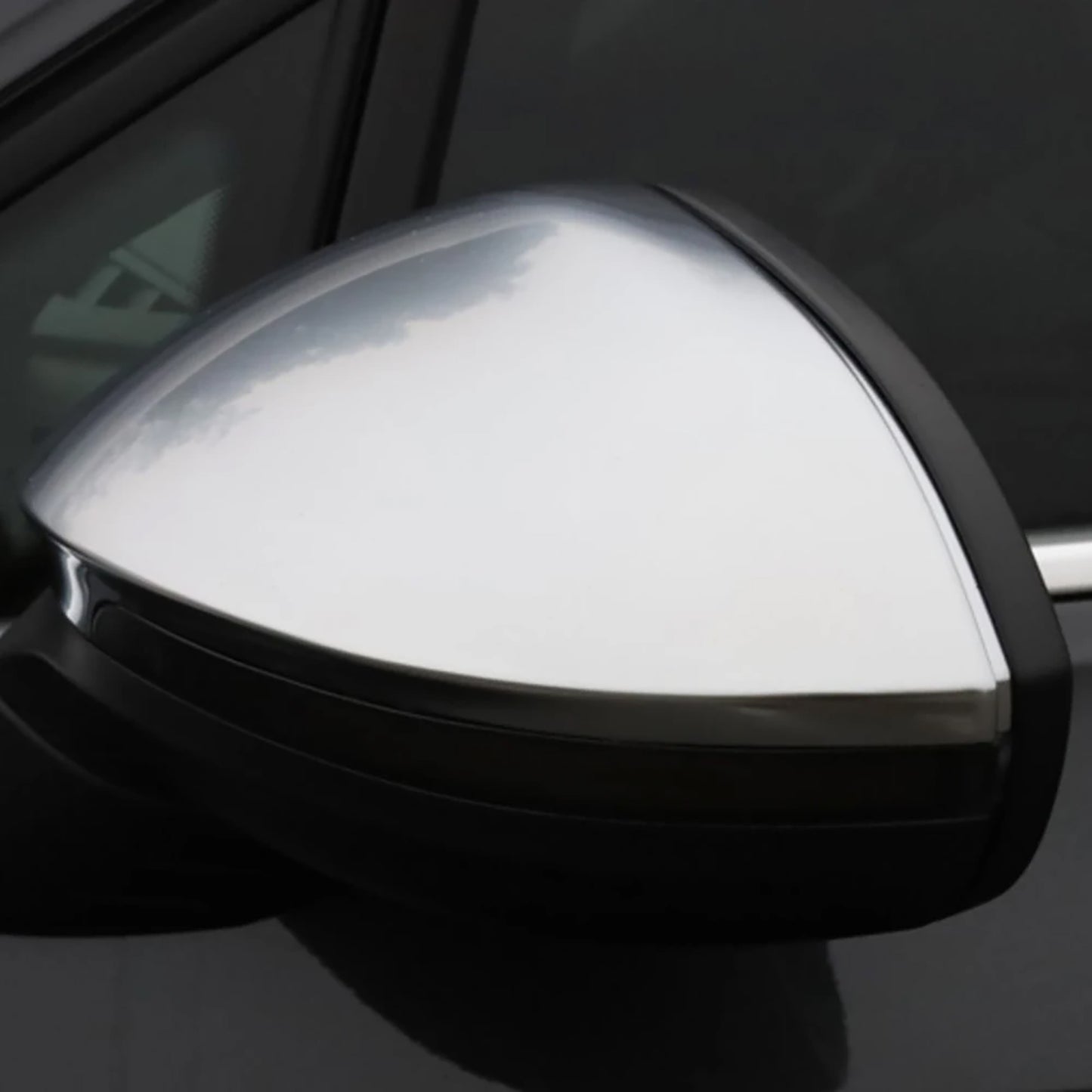 CALOTTE SPECCHIETTI ADATTI PER VW GOLF 8 LOOK GRIGIO SATINATO (CON LINE ASSIST)