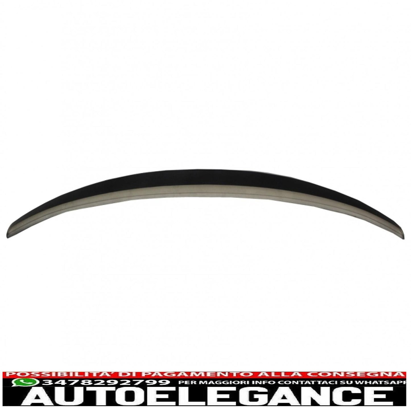 trunk spoiler suitable for audi a4 b8 sedan (2008-2015) piano black 