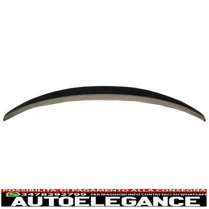 trunk spoiler suitable for audi a4 b8 sedan (2008-2015) piano black 