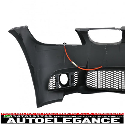 paraurti anteriore adatto per bmw serie 3 e90 e91 touring lci facelift (2008-2011) design m3 senza fendinebbia