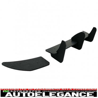 estensione paraurti posteriore per diffusore e splitter laterali adatta per vw golf 7 vii r (2013-2016)