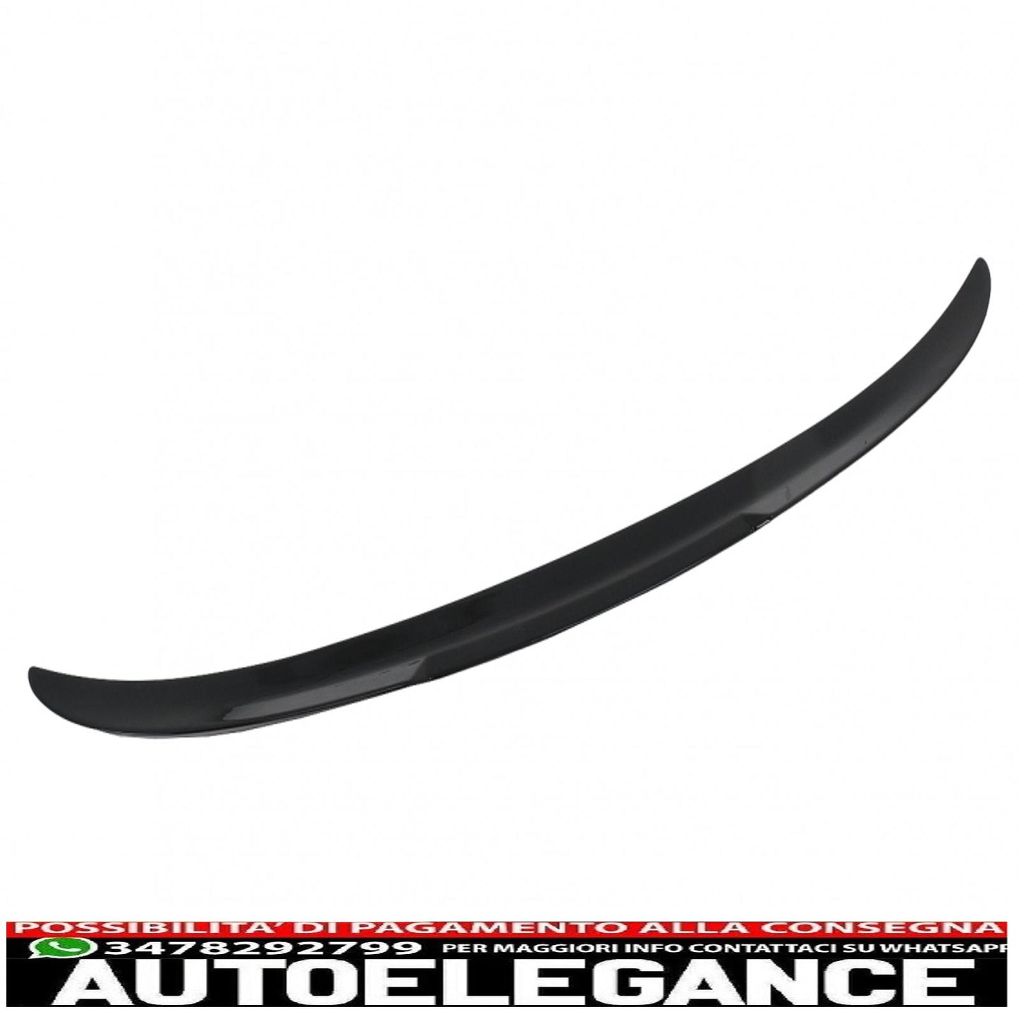 spoiler per bagagliaio con paraurti posteriore spoiler mantovana diffusore doppia uscita adatto per bmw serie 3 f30 (2011-2019) m4 csl performance design nero pianoforte