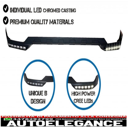 Complete conversion body kit with spoiler extension led drl suitable for mercedes g class w463 (1989-2017) g63 g65 design 