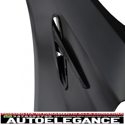 parafanghi anteriori adatti per bmw serie 5 g30 g31 g38 (2017-) limousine touring nero design m5