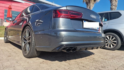 DIFFUSER SUITABLE FOR AUDI A6 4G C7 2015-2018 SLINE LOOK S6