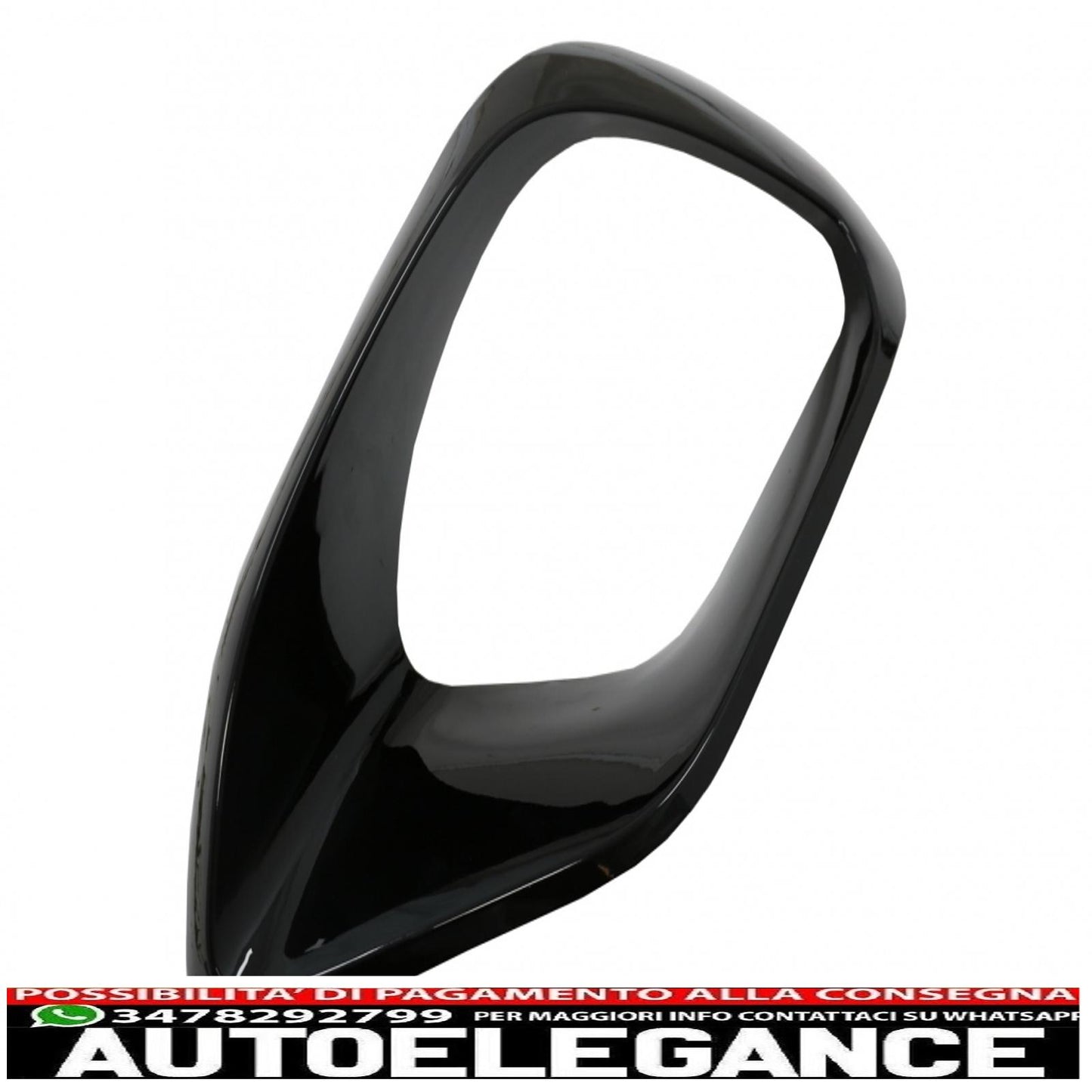 Cornici di copertura griglie laterali adatte per mercedes cla 45 cla 45s x118 c118 (2019-up) pianoforte nero AUTOELEGANCERICAMBI