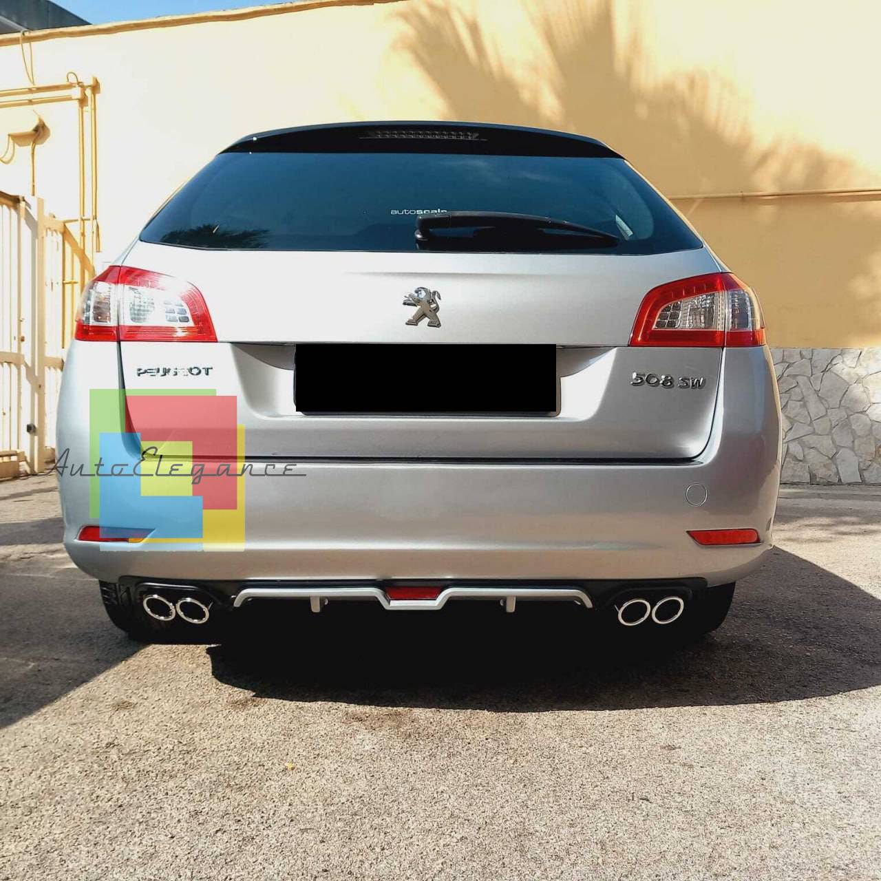 DIFFUSORE POSTERIORE ADATTO PER PEUGEOT 508 SW LOOK SPORTIVO