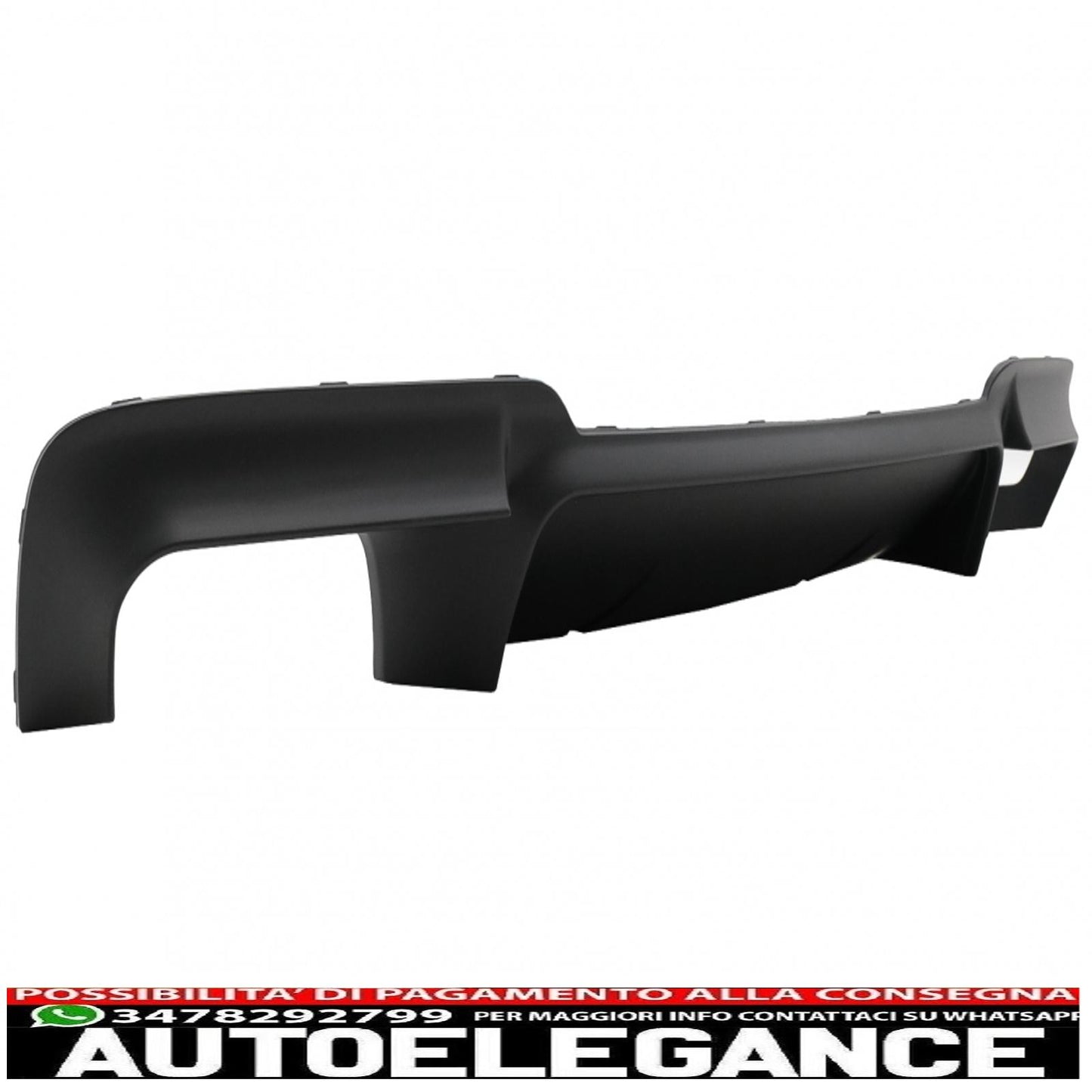 diffusore d'aria a doppia uscita adatto per bmw serie 5 f10 f11 (2011-2017) m design
